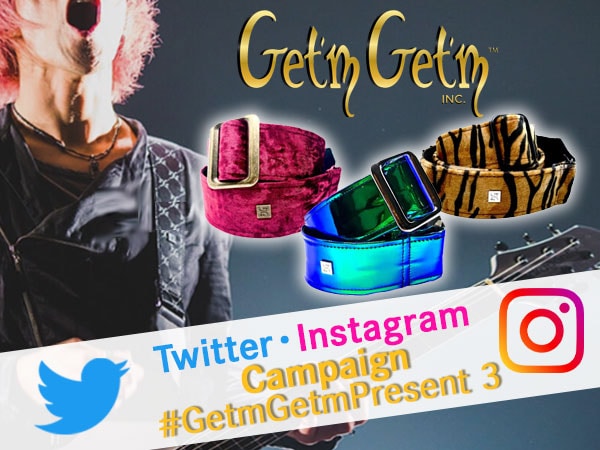 100% point back by posting on Twitter & Instagram !? Get'm Get'm Straps Campaign