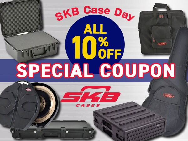 November 18 is SKB Case Day - 10% off coupon for SKB products!