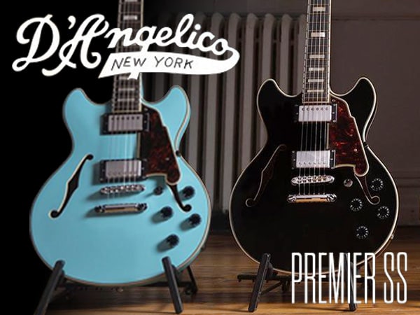 D'Angelicoより「Premier SSシリーズ」新色登場！