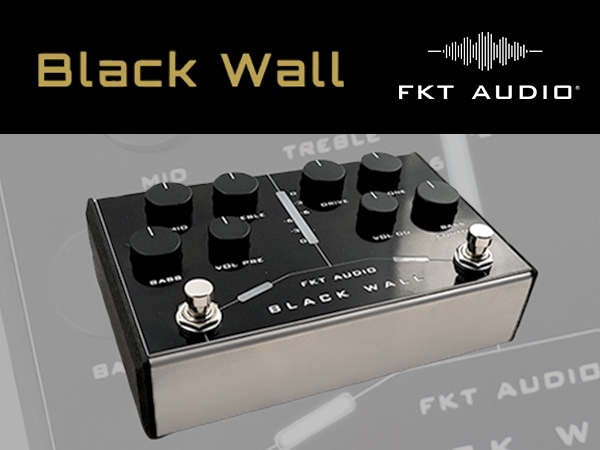 We now handle the FKT AUDIO multifunctional bass preamp Black Wall!