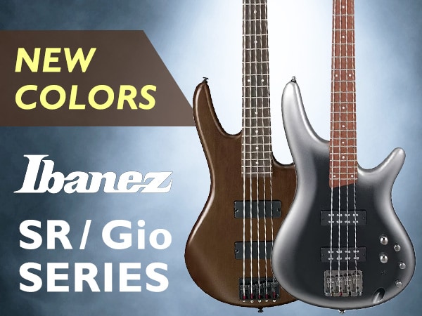 Ibanez「SR / Gioシリーズ」エレキベースに新色登場