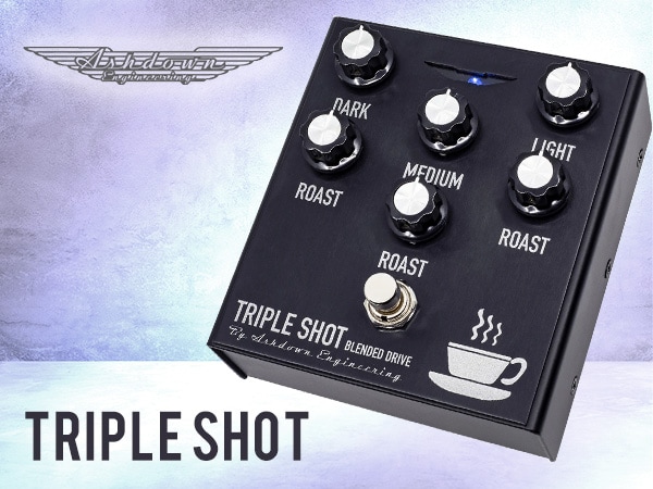 ASHDOWN New "TRIPLE SHOT" distortion pedal for bass!