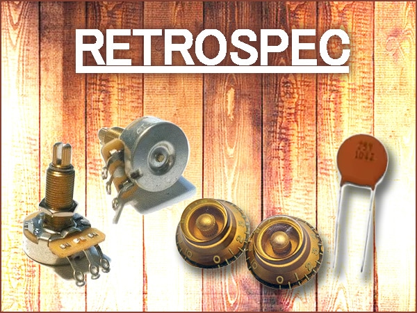 Vintage guitar parts and brand "RETROSPEC" now available!