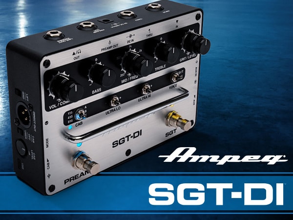 【5/10発売】AMPEG ベース用DI/プリアンプ「SGT-DI」新登場