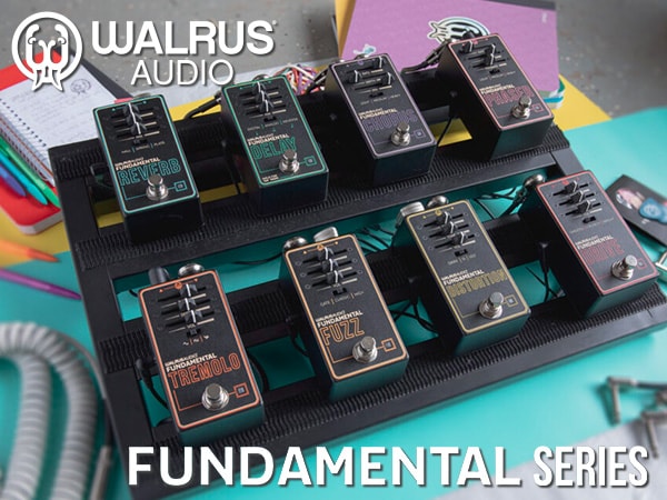Compact Effects Pedals "Fundamental Series" from Walrus Audio!