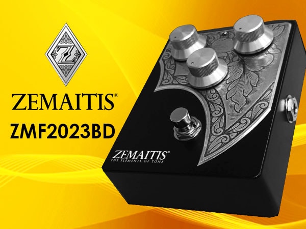 Limited quantities of the ZEMAITIS bass overdrive "ZMF2023BD" are now available.