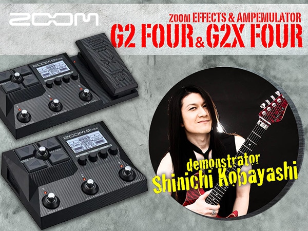 [Live Streaming] Demonstration of Zoom G2 FOUR & G2X FOUR Effects & Amp Emulators Demonstration
