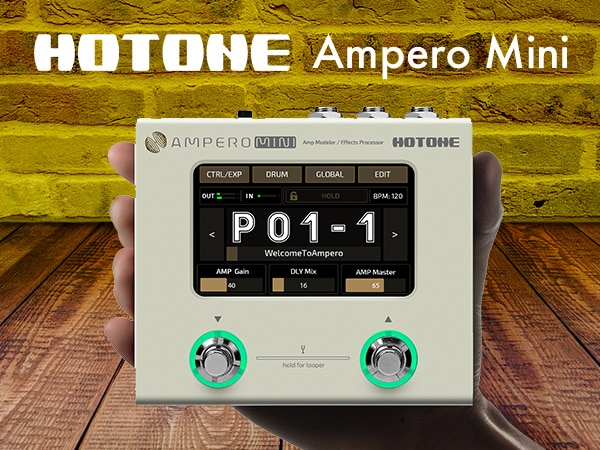 HOTONE AMPERO MINI マルチエフェクター【新品未使用】