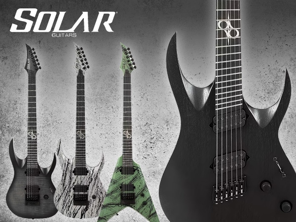 SOLAR GUITARS入荷しました！