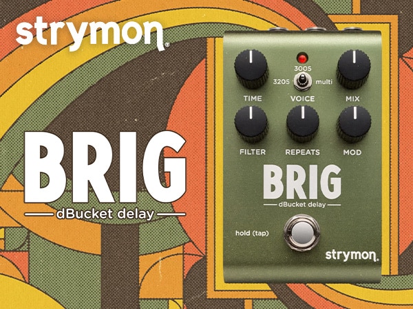 Strymonよりディレイエフェクター「BRIG」新発売！