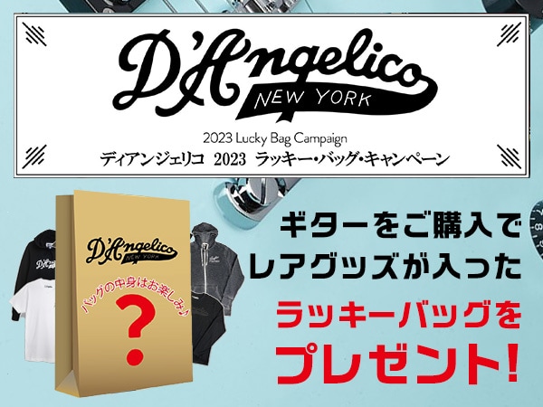D’Angelico ラッキー・バッグキャンペーン実施中！