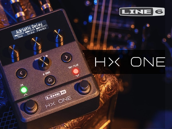 Line 6 introduces the new "HX One" effects processor!
