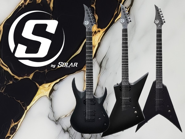 SOLAR GUITARSのエントリーライン「S by Solar」取扱開始！