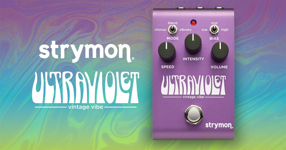 STRYMONより新たなバイブペダル「UltraViolet」新登場！｜サウンドハウス