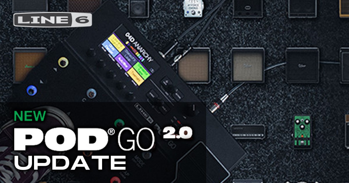 LINE6 POD GO（最新アップデート、DYNAX IRインストール） LINE6 POD GO（最新アップデート、DYNAX IRインストール） POD