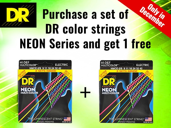 [Only in December!] Purchase a set of DR color strings NEON Series and get 1 free!