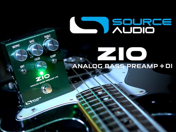 SOURCE AUDIOよりベース用プリアンプ+DIペダル「Bass ZIO」登場！