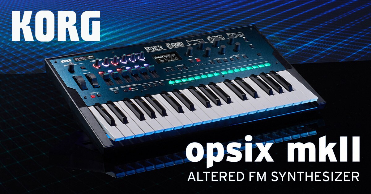 KORGより、オルタードFMシンセサイザー「opsix mk2」新発売 KORGより、オルタードFMシンセサイザー「opsix mk2」新発売