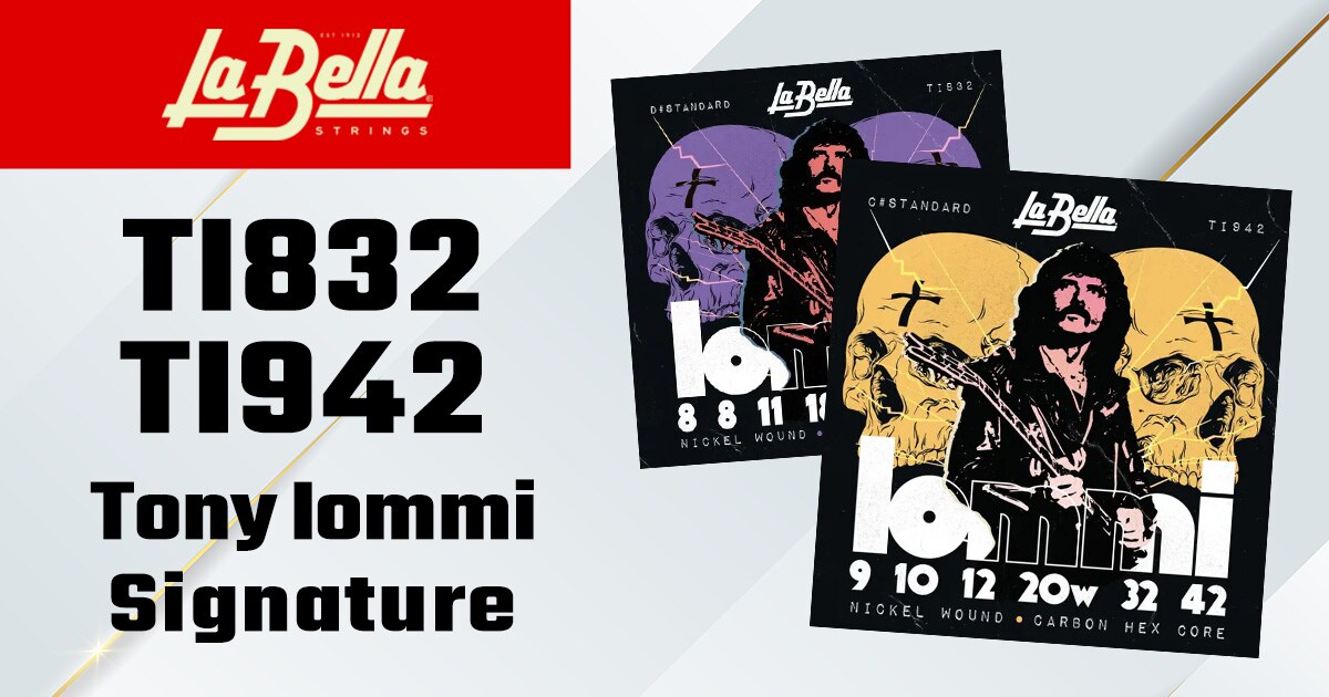 La BellaよりTony Iommiシグネチャー弦が新登場！｜サウンドハウス