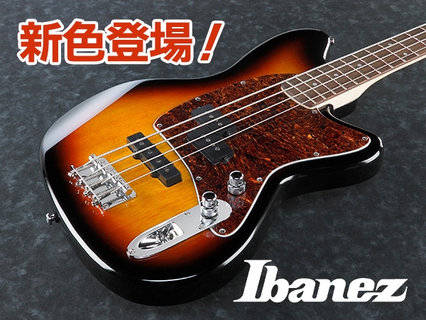 Ibanez's bass "TMB100 series" is now available in a new color, TFB (Tri Fade Burst)!