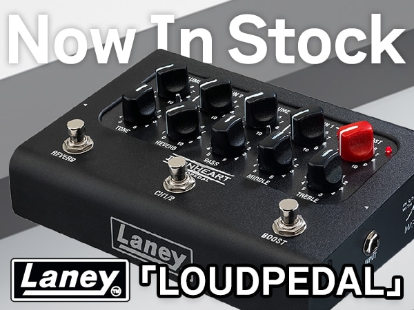 LaneyよりMartin Millerコラボ・ペダル型プリアンプ入荷！