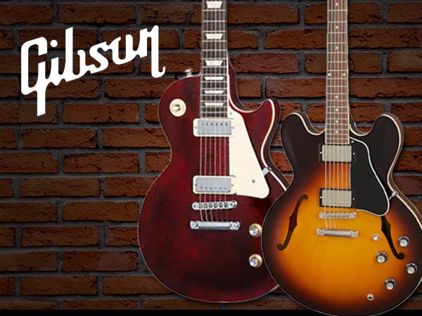 GIBSON electric guitars are all in stock!