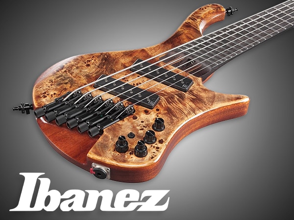 New color "Antique Brown Stained Low Gloss" from Ibanez's EHB series!