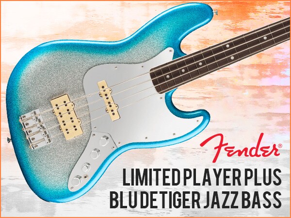 Fenderから、Blu DeTigerシグネイチャー・ジャスベース新発売！