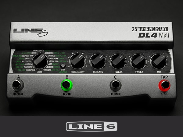 Limited-quantity ‘25th Anniversary DL4 MkII’ effects pedal from LINE6!