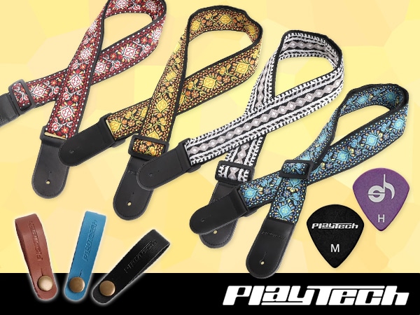 New guitar strap and pick models from PLAYTECH!