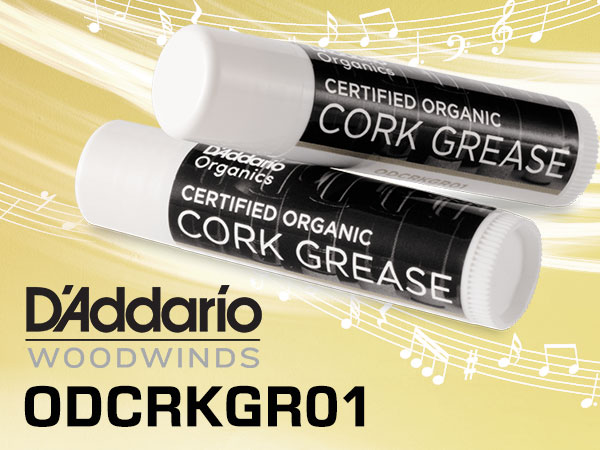 New Organic Cork Grease from D'Addario Woodwinds!