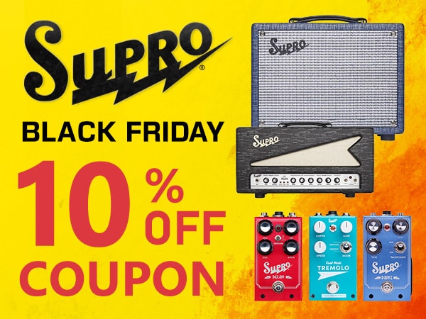 【ブラックフライデー】SUPRO全商品10％OFFクーポン！