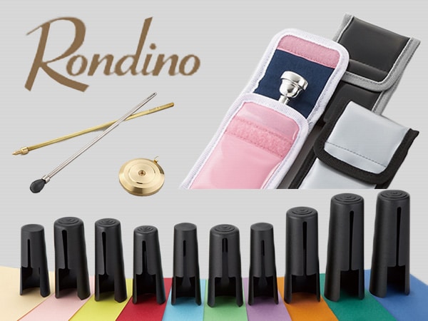 Started to deal in wind instrument accessory brand “Rondino”!