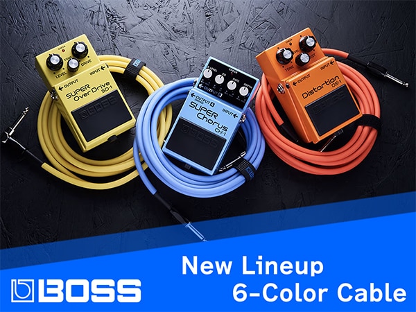 New 6-Color Cable Lineup from BOSS!