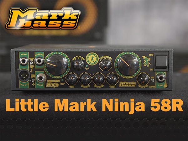 MARKBASSより、Richard Bonaシグネチャーアンプ「Markbass Little Mark Ninja 58R」登場!