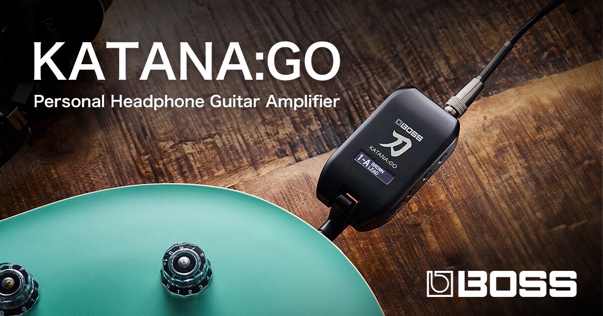 BOSSより人気ヘッドホンアンプ「KATANA:GO」再登場！｜サウンドハウス