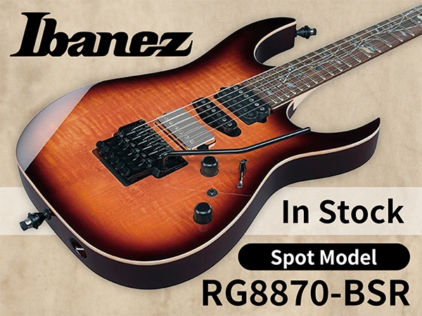 Ibanez Spot Model [RG8870-BSR] Now in Stock!