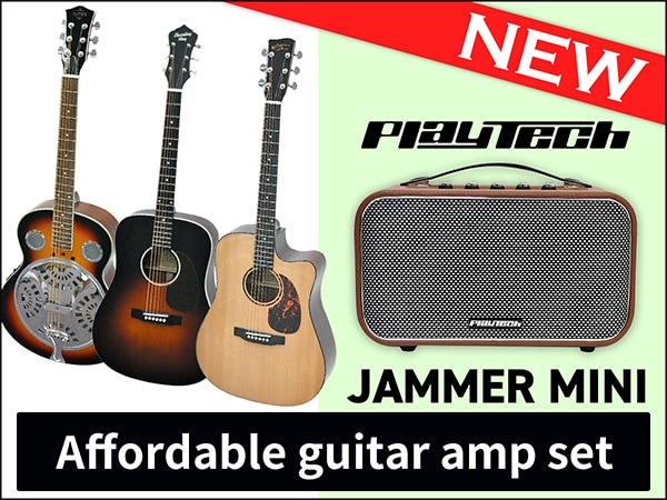 PLAYTECH introduces a new, affordable guitar amp set!
