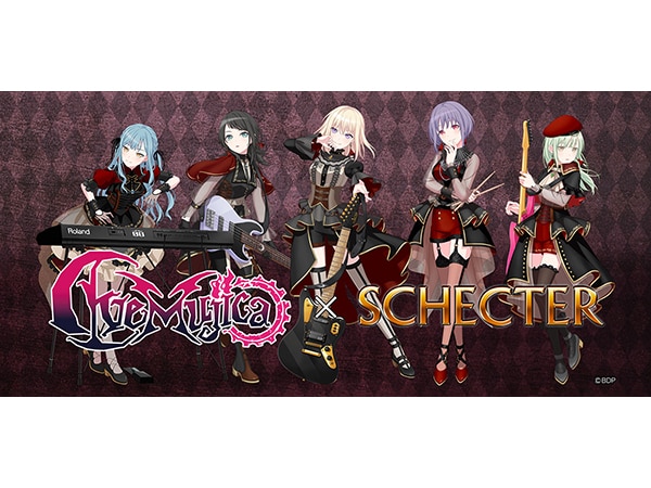 SCHECTER New Product “BanG Dream! Ave Mujica” Collaboration Models — Pre-orders Now Open!