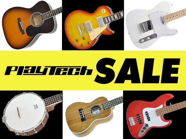 【Limited Quantities】PLAYTECH Popular Guitar, Bass, and Ukulele Items Special-Price Campaign!