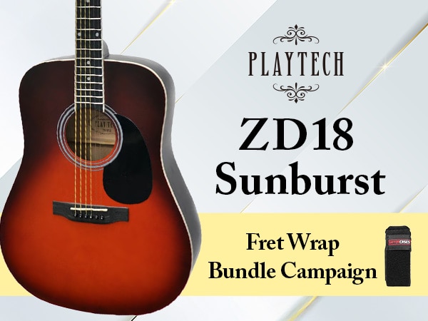 PLAYTECH ZD18 Sunburst “GATOR Fret Wrap” Bundle Campaign!