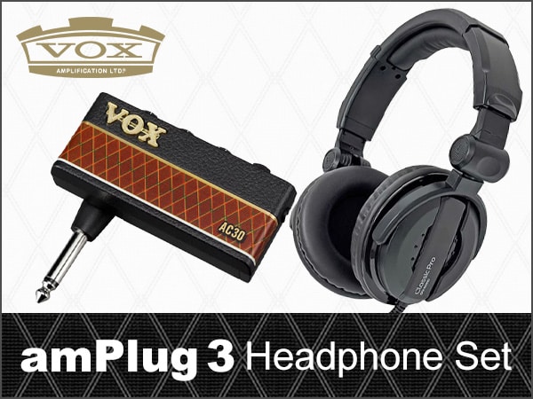 Perfect for home practice! Introducing the new VOX “amPlug3 Headphone Set”!