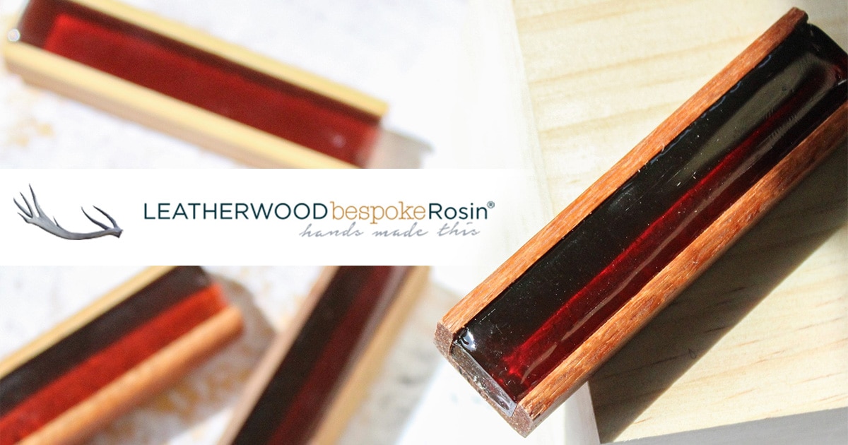 高級松脂ブランド「Leatherwood Bespoke Rosin」取扱開始！｜サウンド