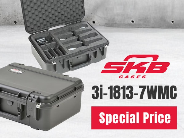 SKB Wireless Microphone Case "3i-1813-7WMC" Limited-Time Special Price!