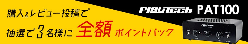 【抽選で3名様に29,800ptバック】PAT100レビューキャンペーン