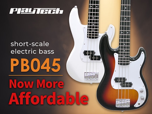 Price Drop: PLAYTECH PB045 Short Scale Bass – Now More Affordable!