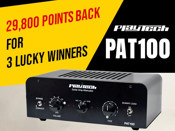 [29,800 points back for 3 lucky winners] PAT100 Review Campaign