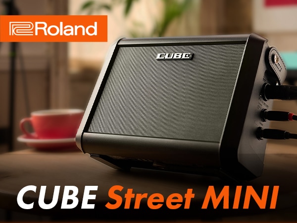 ROLAND introduces the new CUBE Street MINI portable amplifier!