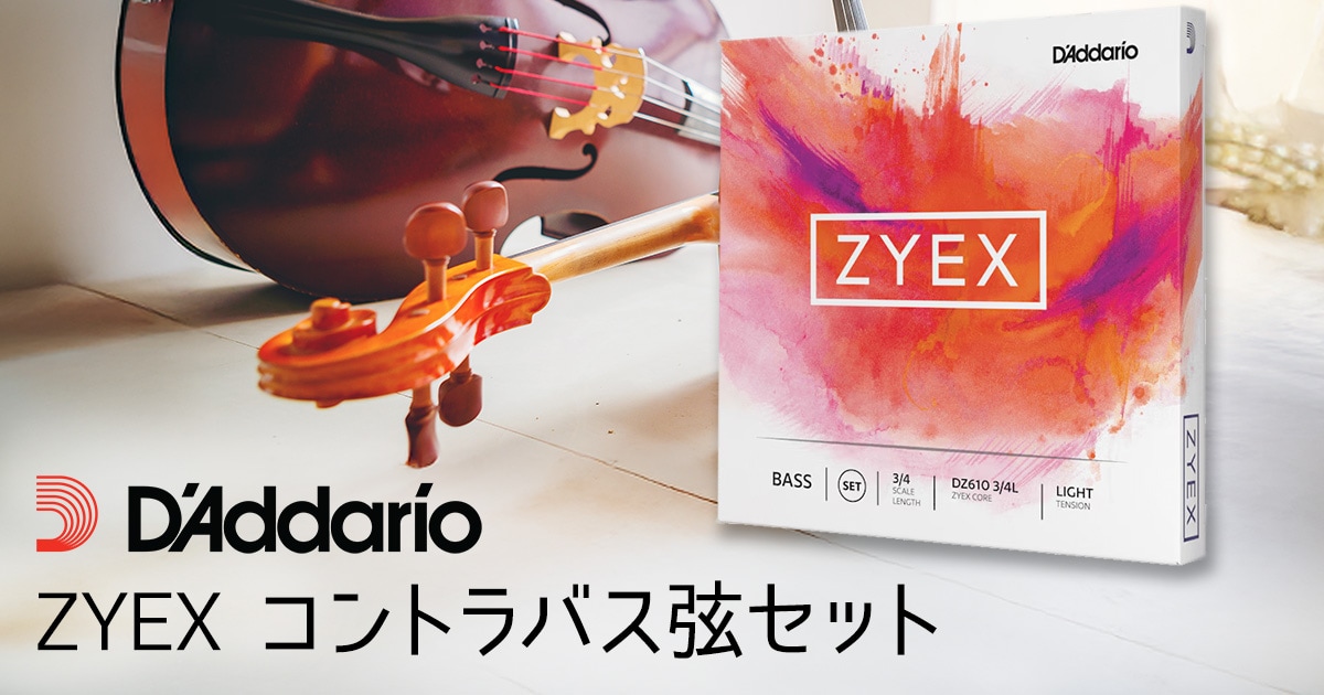 【送料込】D'Addario NS610 コントラバス弦セット DADDARIO ZYEX コントラバス弦セット 販売再開！｜サウンドハウス