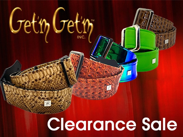 Get'm Get'm Straps Clearance Sale Now On!